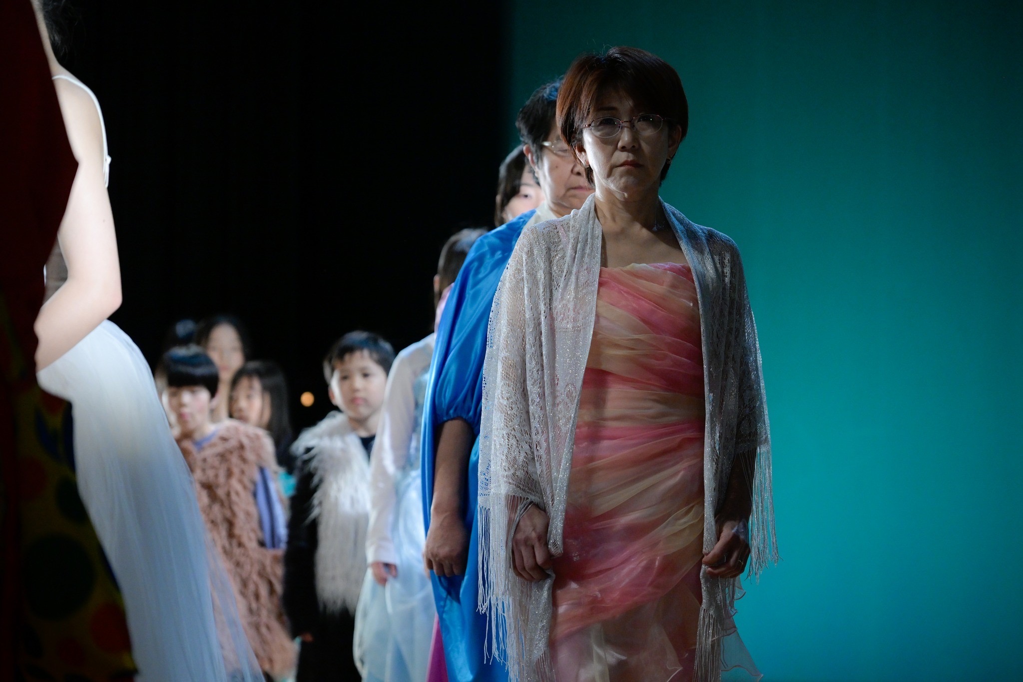 三重県伊賀市での演劇公演「if」に出演のぶんと演劇ワークショップメンバー